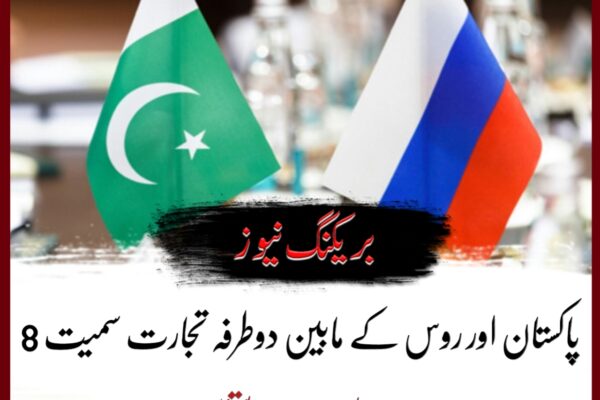پاکستان اور روس کے مابین دوطرفہ تجارت سمیت 8 معاہدوں پر دستخط