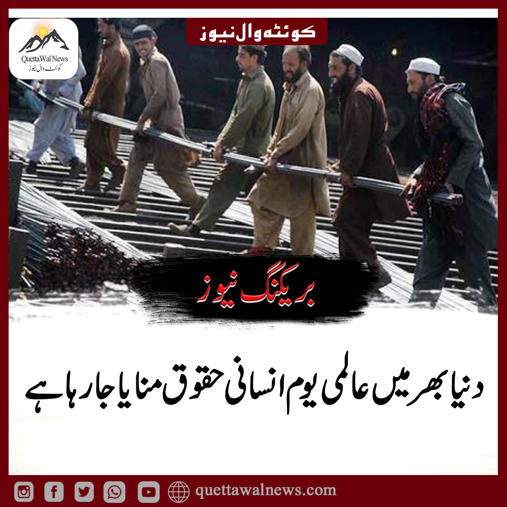 دنیا بھر میں عالمی یوم انسانی حقوق منایا جا رہا ہے۔